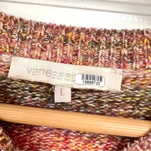 Vanessa Bruno Sissi Popcorn Wool Crew Neck Sweater luxury boho womens Size L - Picture 7 of 11